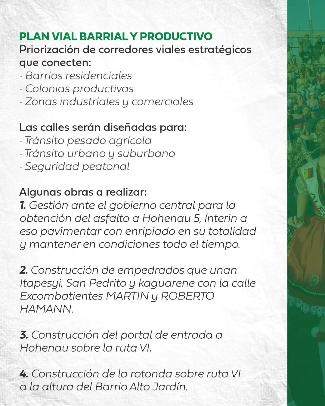 Plan Vial Barrial y Productivo